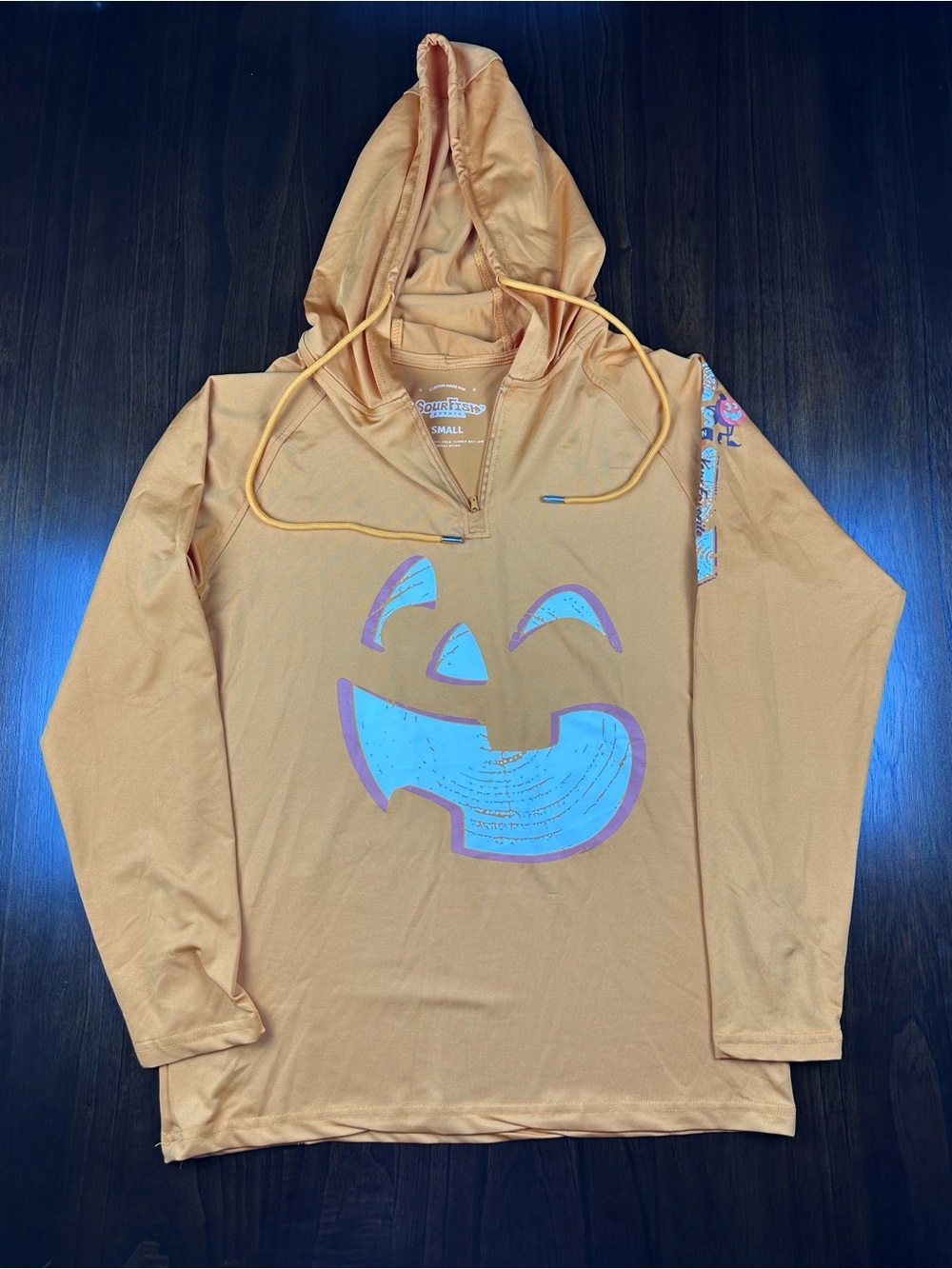 Sour Fish Great Pumpkin Run 2022 Halloween Running Hoodie Size Small